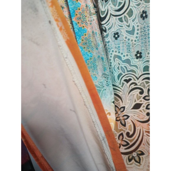 Apt 9 Women Sz L Empire Sleeveless Floral Studded Neckline A Line Flowing Dress - Picture 15 of 16